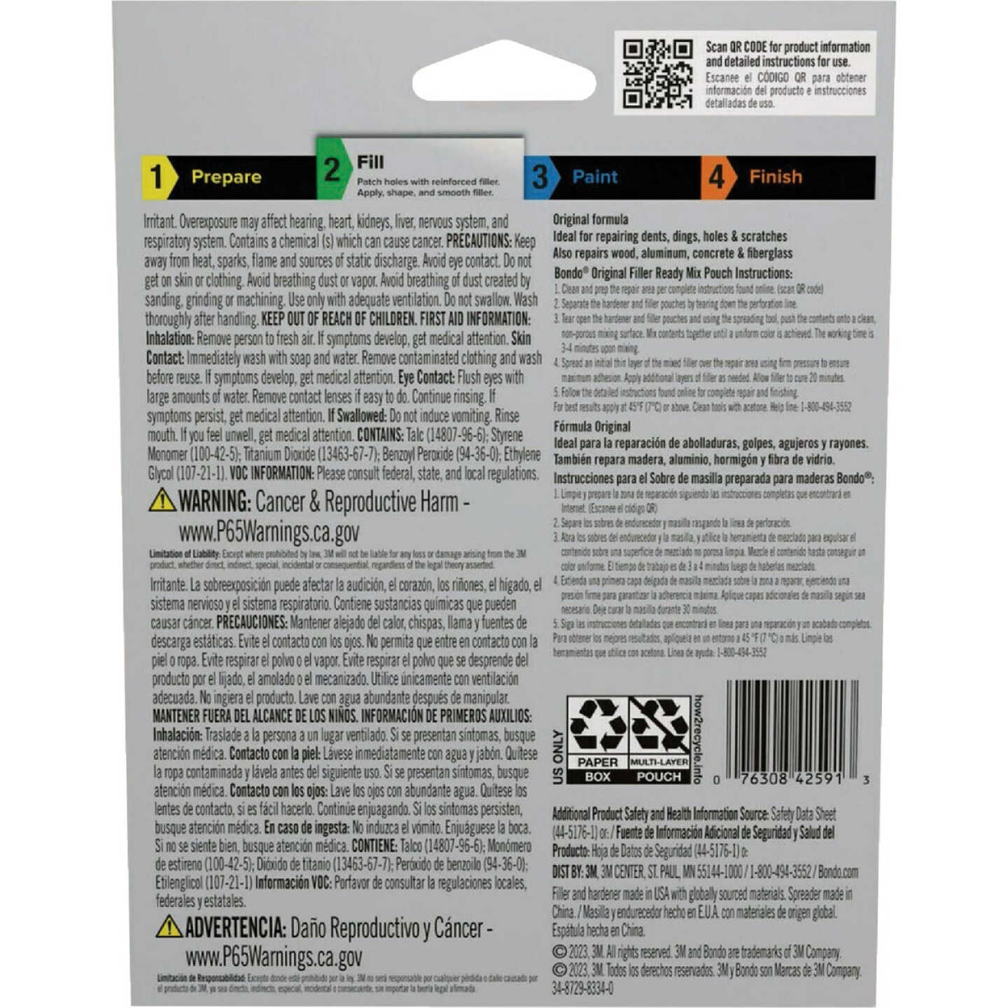 Bondo 2 Oz. Ready Mix Original Filler Image 2