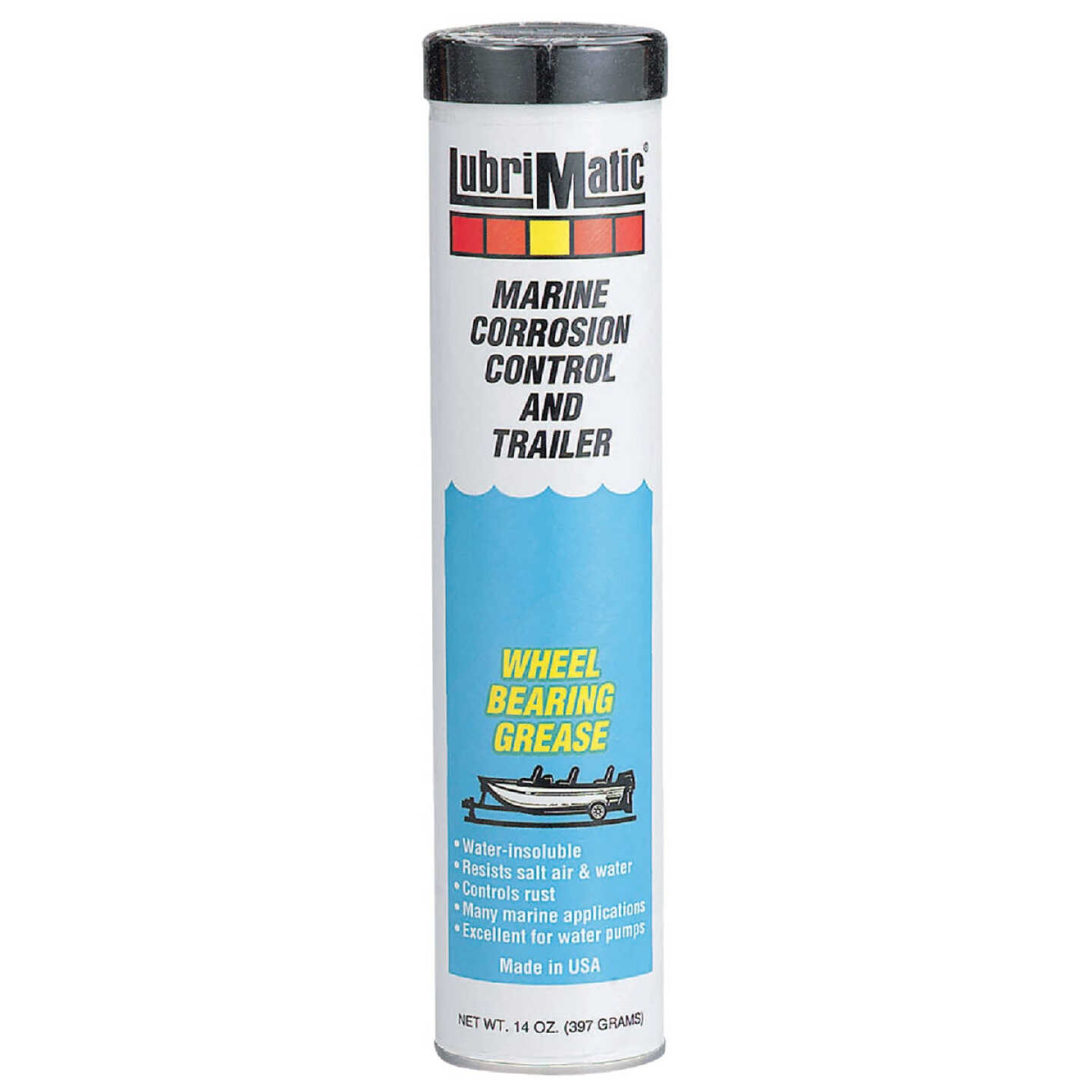 LubriMatic 14 Oz. Cartridge Marine Trailer Wheel Bearing Grease Image 1