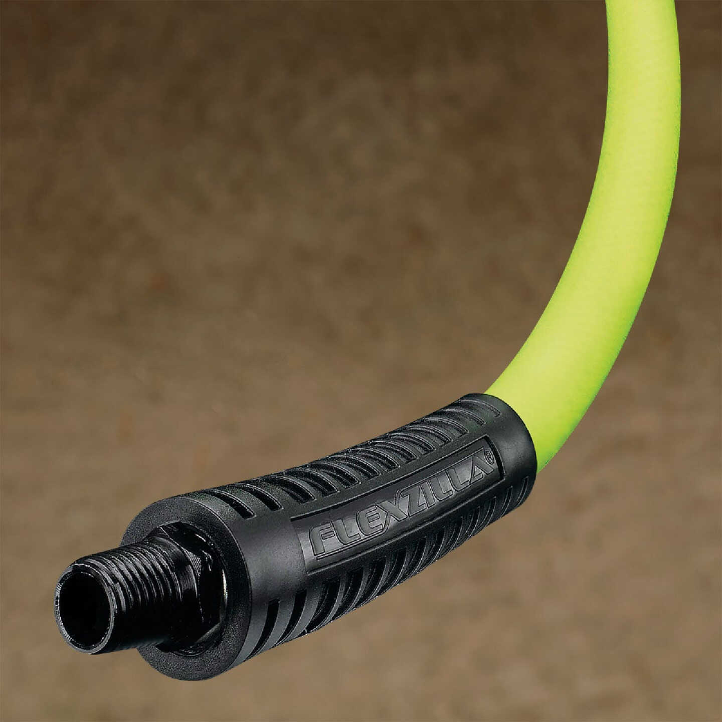 Flexzilla 3/8 In. x 25 Ft. Polymer-Blend Air Hose with 1/4 In. MNPT Fittings Image 4