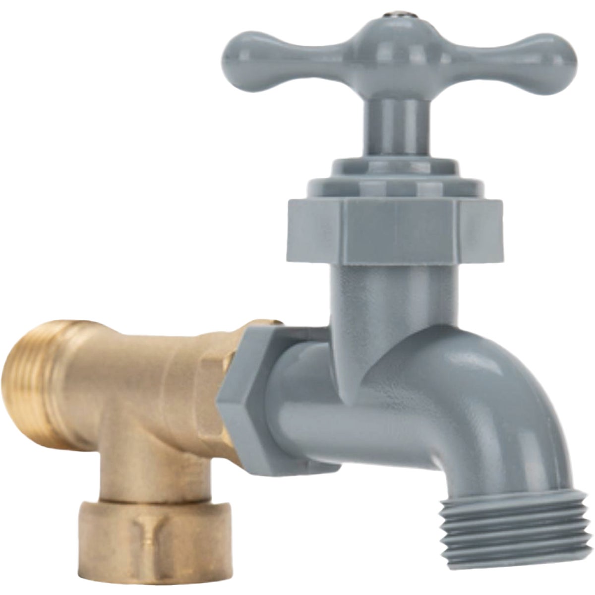 Camco 90 Degree RV Plastic Outdoor Water Faucet Image 1