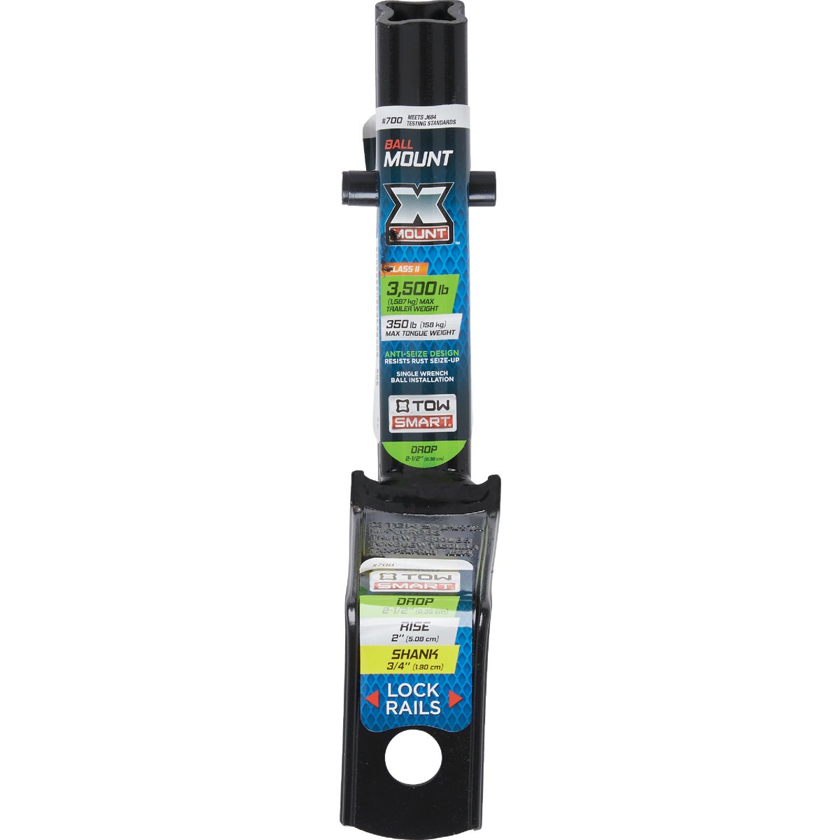 TowSmart X-Mount Class II 2-1/2 In. Drop Hitch Draw Bar, 3500 Lb. Capacity Image 2