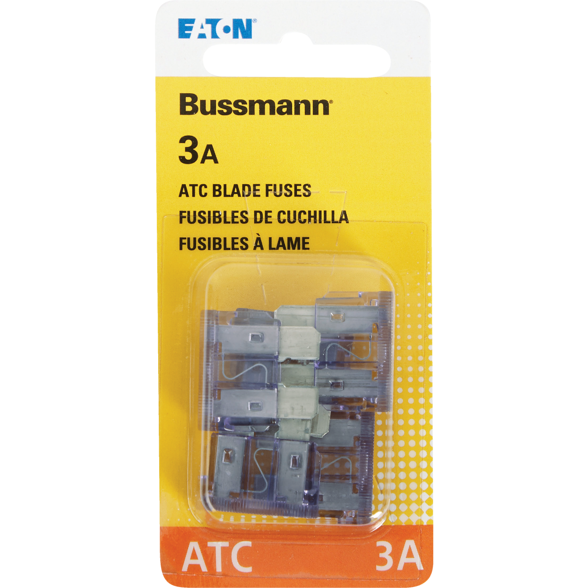 Bussmann 3A 32V ATC Blade Automotive Fuse (5-Pack) Image 2