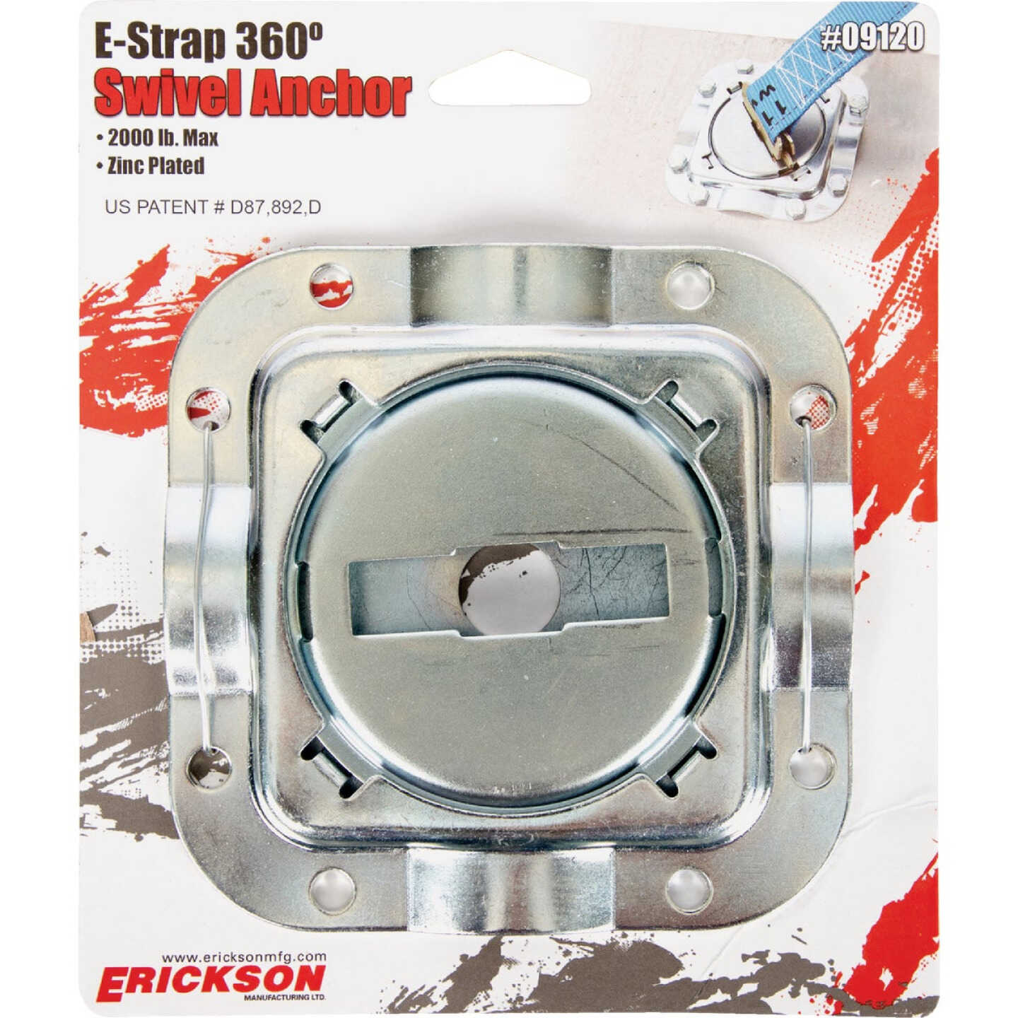 Erickson 360 Degree E-Slot Swivel Anchor Image 3