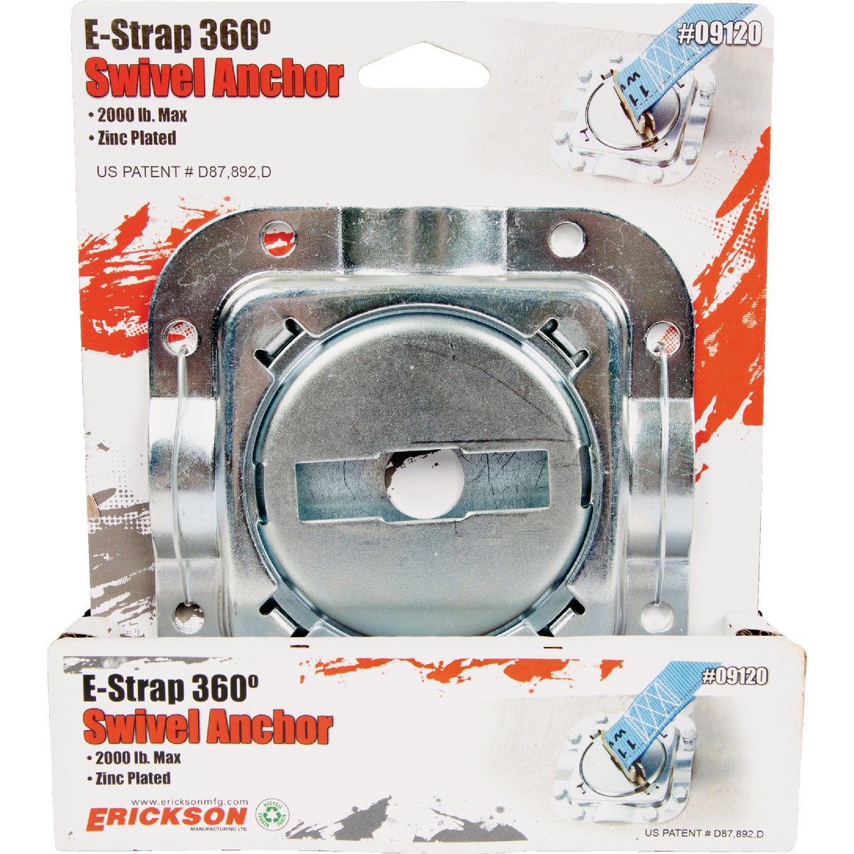 Erickson 360 Degree E-Slot Swivel Anchor Image 2