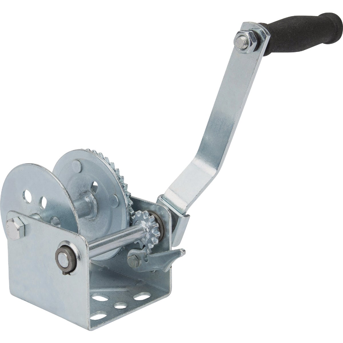 TowSmart Manual Trailer Hand Winch, 600 Lb. Capacity
