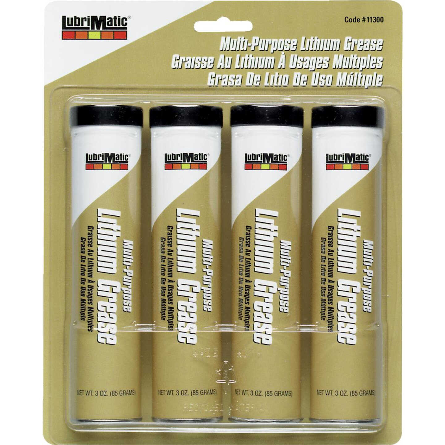 LubriMatic 3 Oz. Cartridge Multi-Purpose Lithium Grease (4-Pack) Image 1