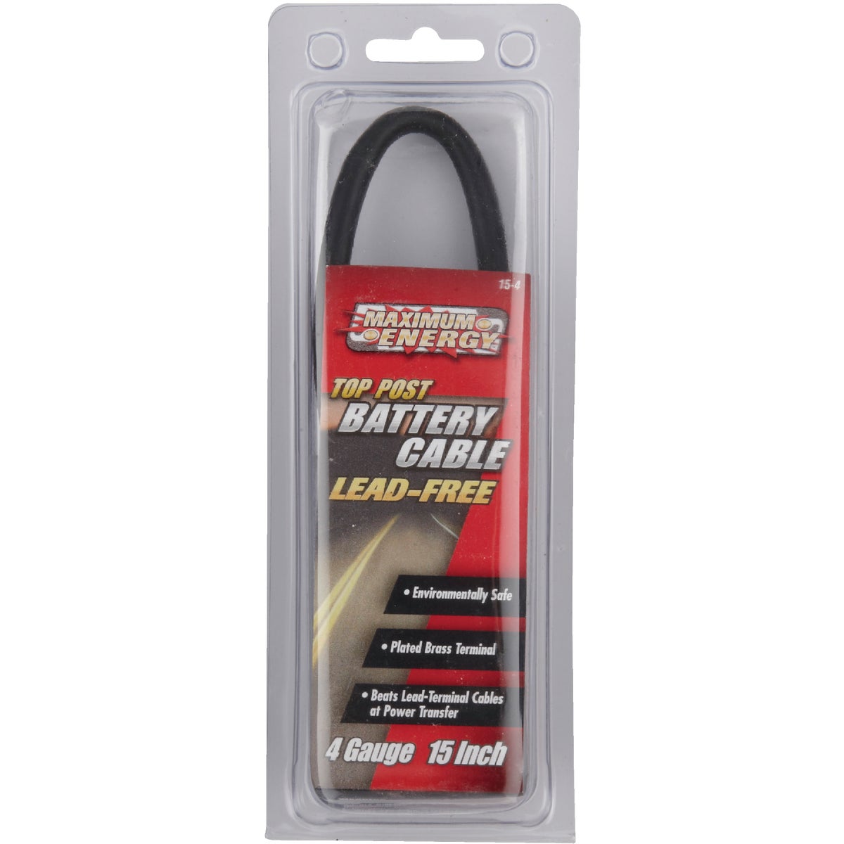  Road Power 15 In. 4 Gauge Top Post Battery Cable Image 2