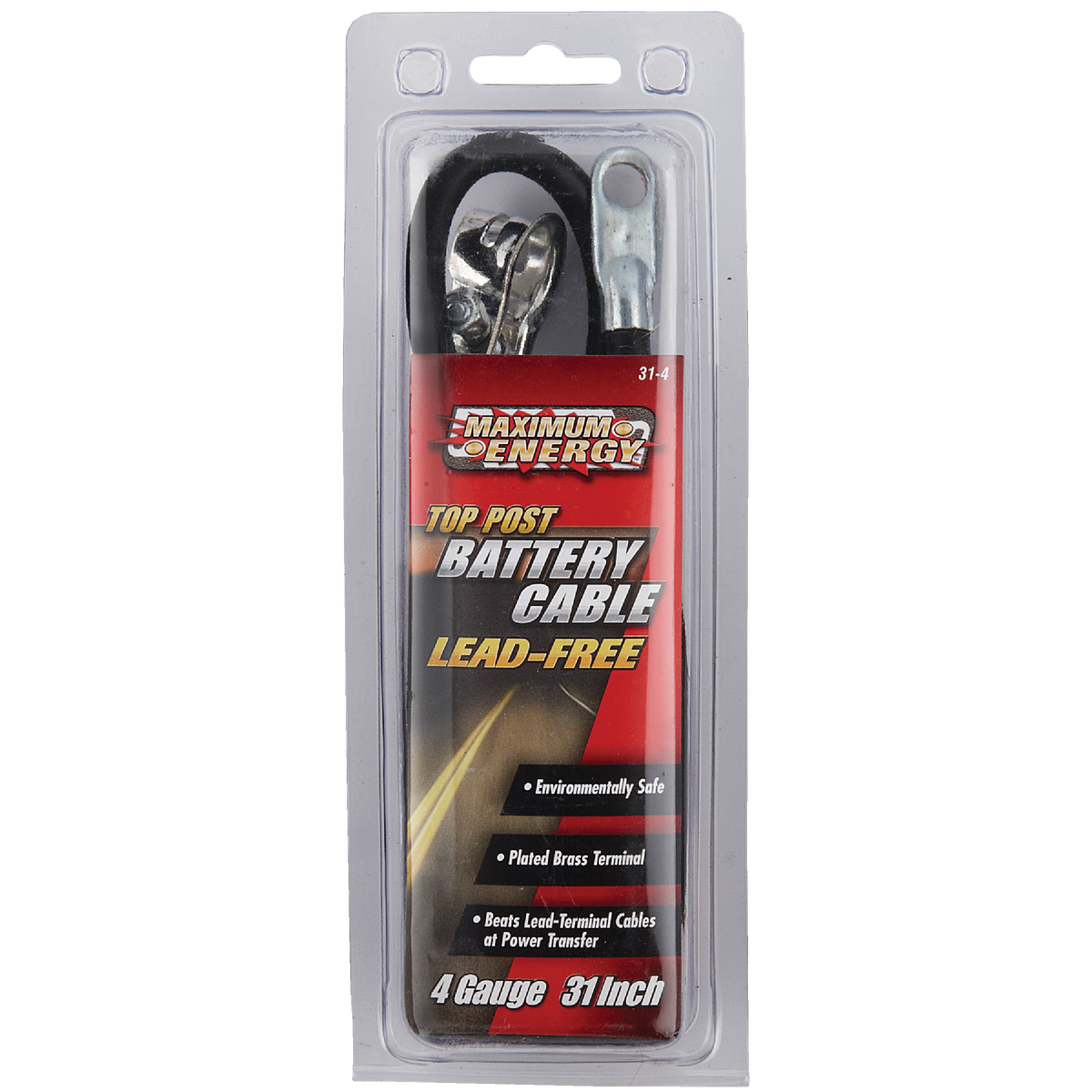  Road Power 31 In. 4 Gauge Top Post Battery Cable Image 2