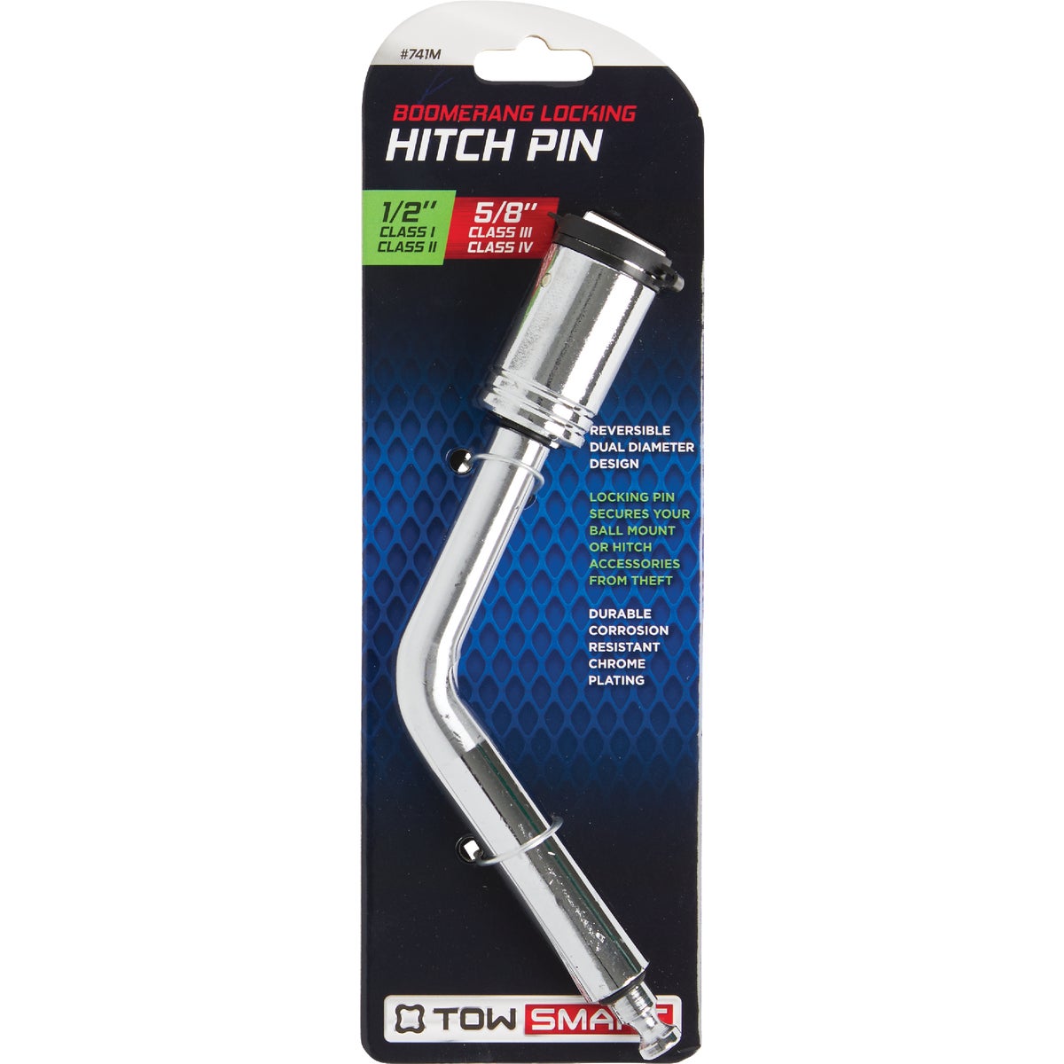 TowSmart Boomerang Locking Hitch Pin Image 2