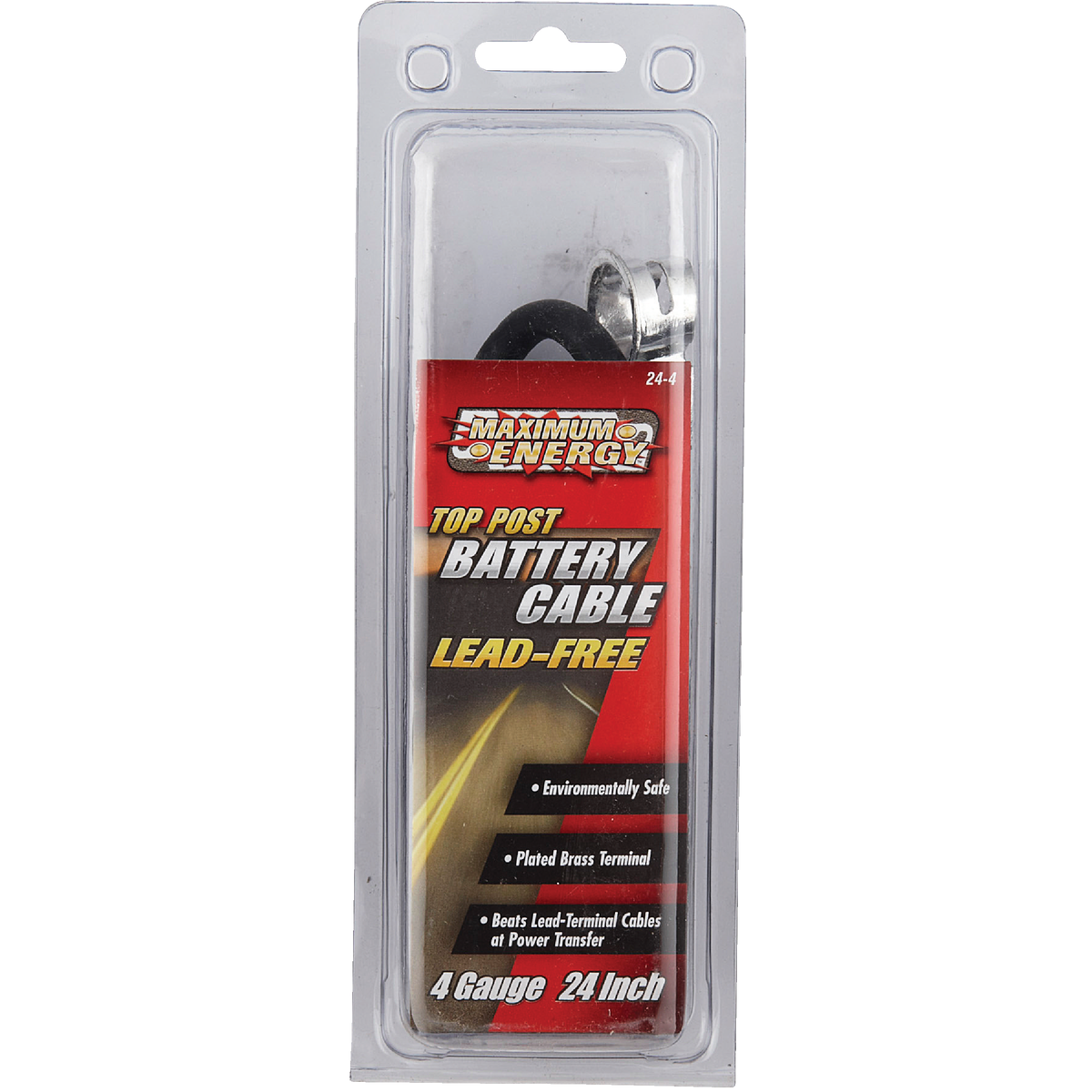  Road Power 24 In. 4 Gauge Top Post Battery Cable Image 2