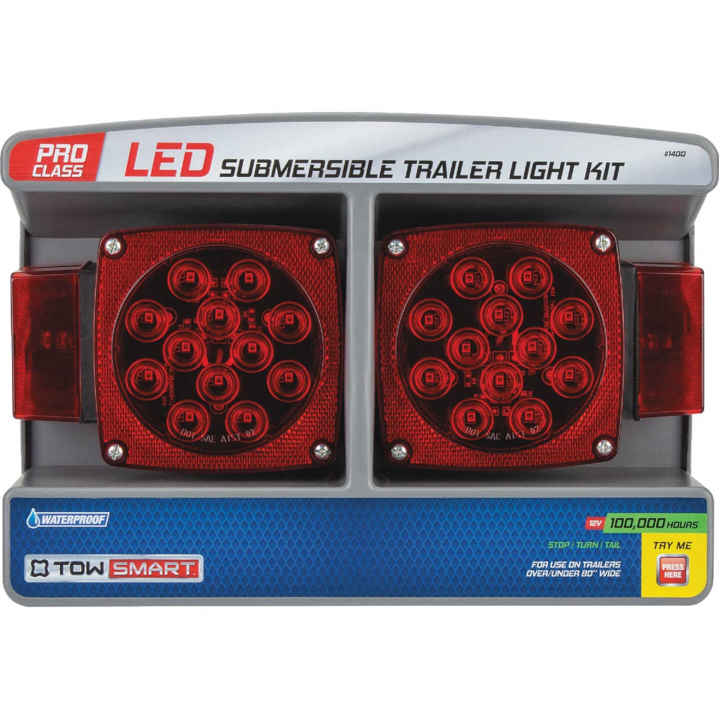 TowSmart ProClass LED Submersible Trailer Light Kit Image 1