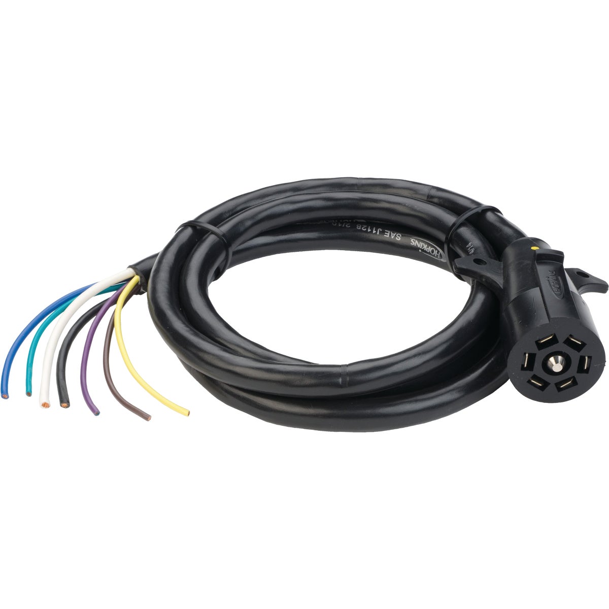 Hopkins Towing Solutions 7-Blade 6 Ft. Molded Connector with Cable