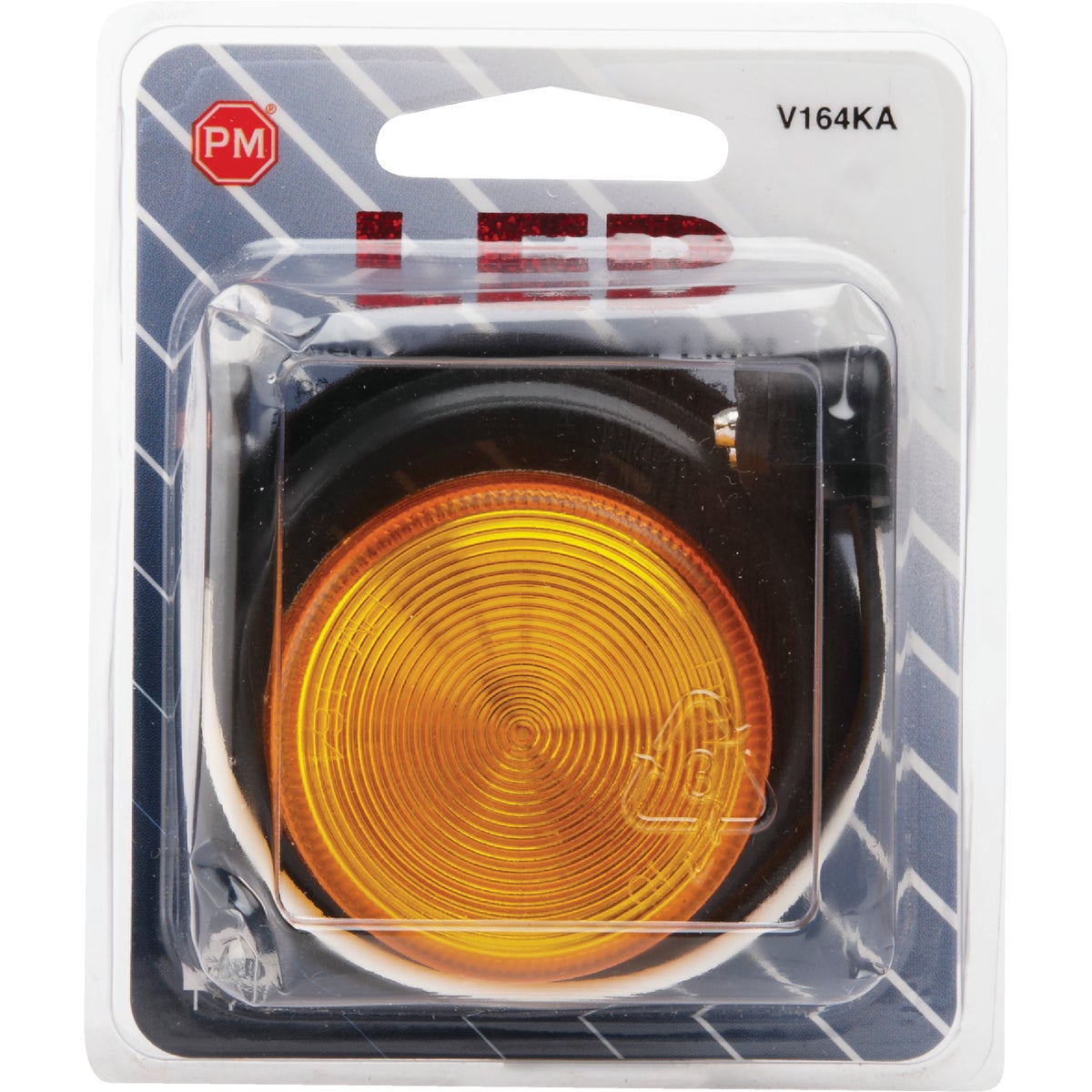 Peterson Round 9-16 V. Amber Clearance Light Image 2