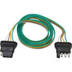 TowSmart 60 In. 18 Ga. 4-Way Flat Loop Connector Trailer Light Wiring Kit Image 1