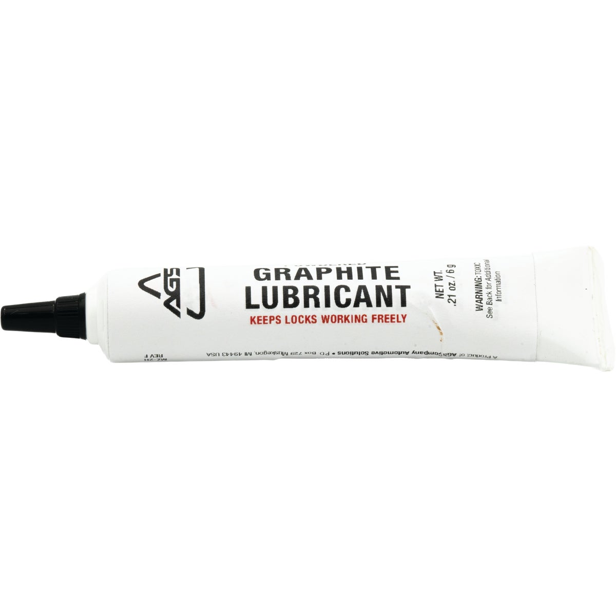 AGS 0.21 Oz. Tube Powdered Graphite Dry Lubricant Image 3