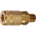 1/4" T-F BK MALE COUPLER Image 1