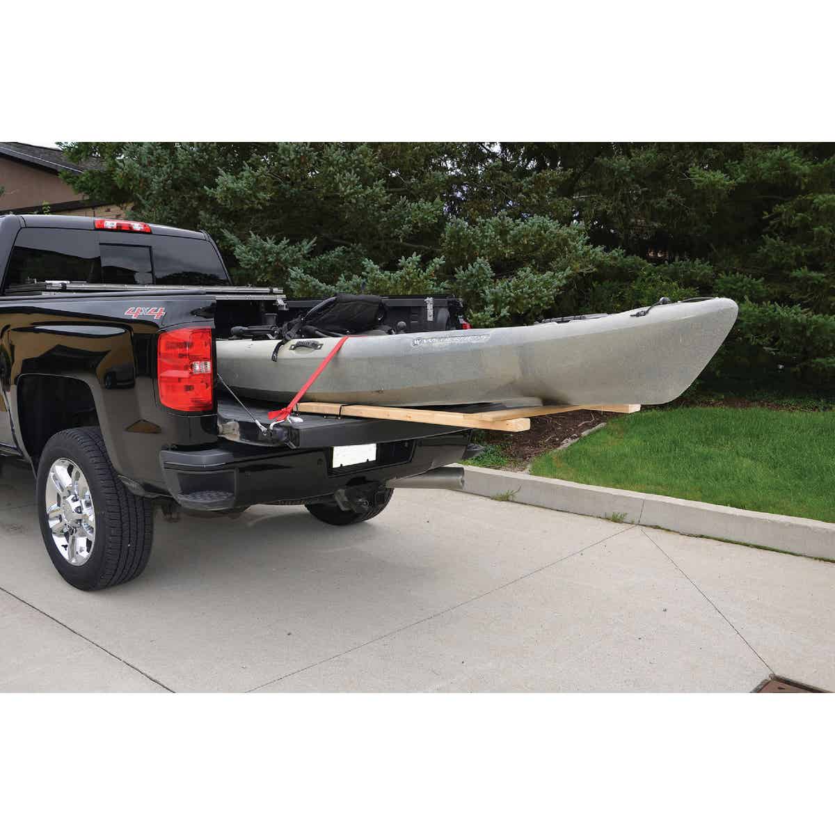 Erickson Big Bed Tailgate Sawhorse 3 Ft. Black Powder Coat Bed Extender Image 3