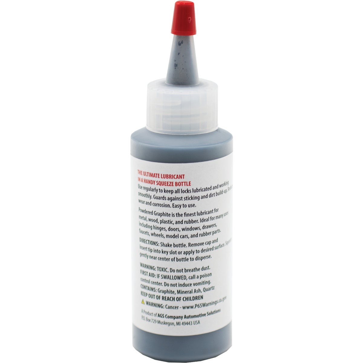 AGS 1.13 Oz. Bottle Powdered Graphite Dry Lubricant Image 2