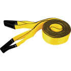 Erickson 3 In. x 30 Ft. 7500 Lb. Safe Work Load Polyester Tow Strap with Loops, Yellow Image 1