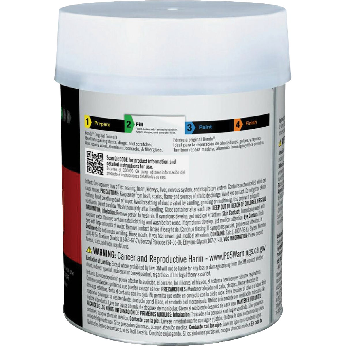 Bondo 1 Qt. Original Body Filler with Hardener Image 2