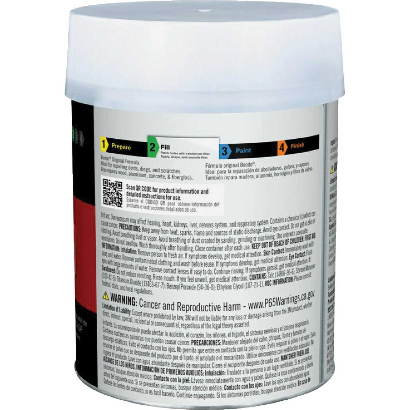 Bondo 1 Qt. Original Body Filler with Hardener Image 2