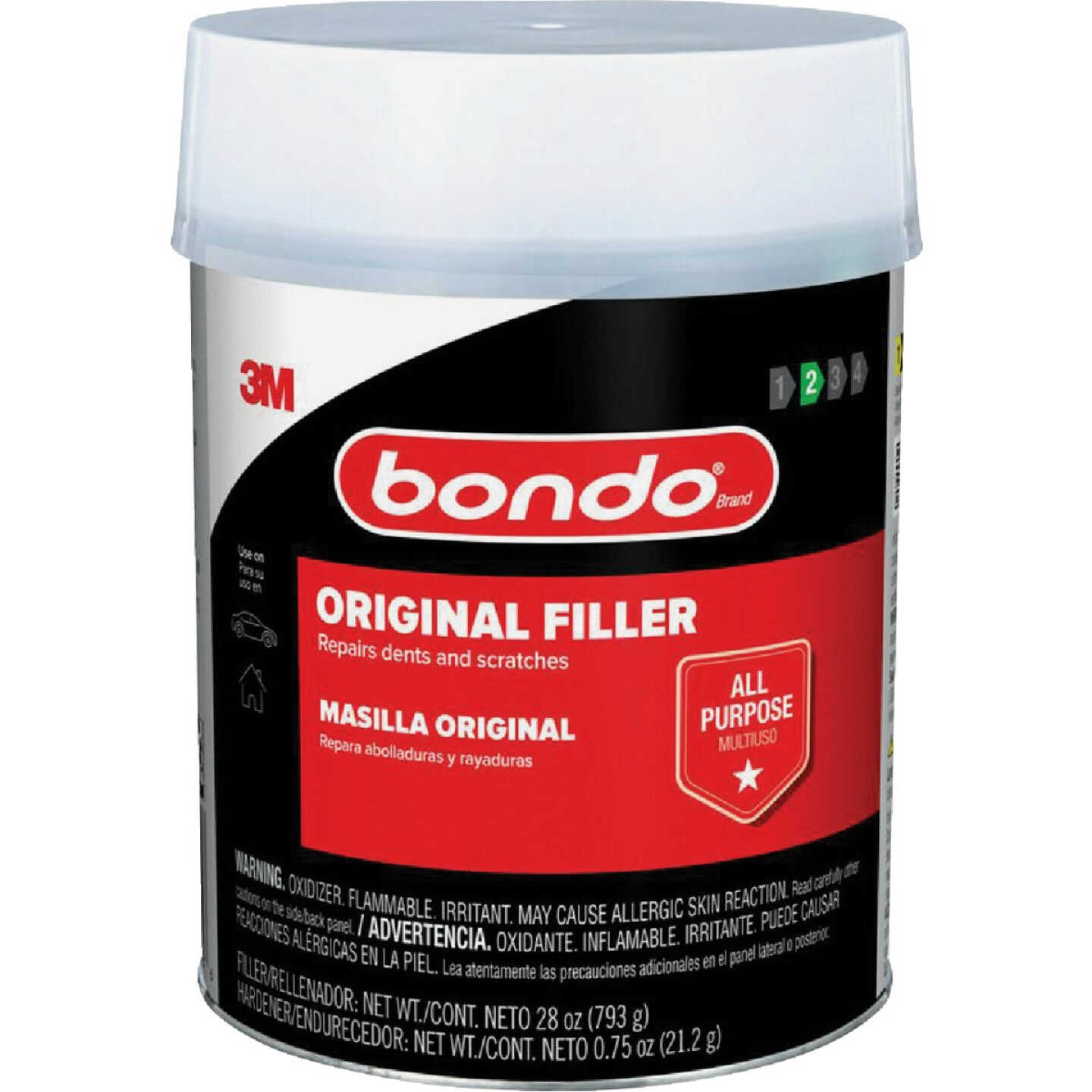 Bondo 1 Qt. Original Body Filler with Hardener Image 1