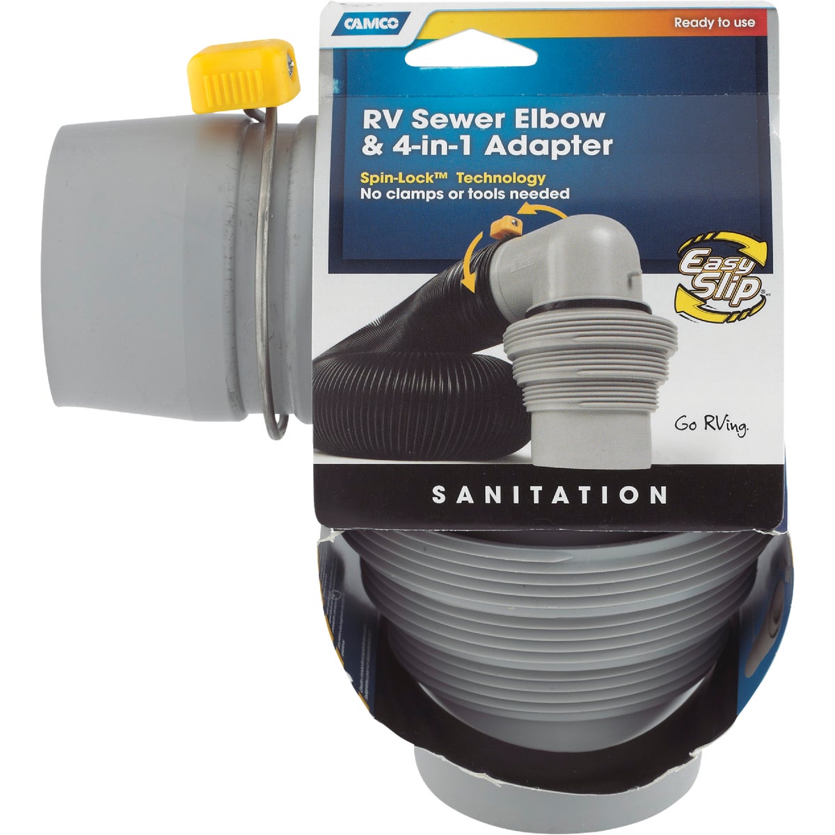 Camco RV Sewer Hose Adapter Image 2