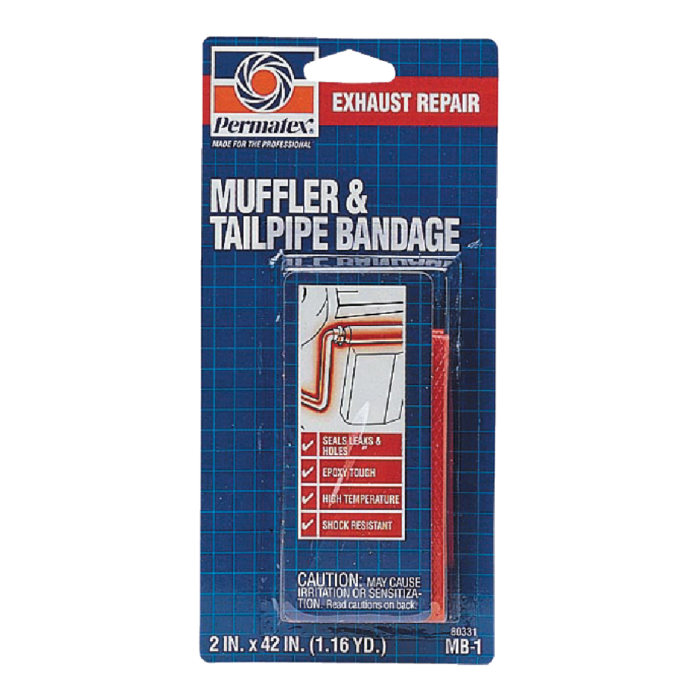 Permatex 84 Sq In Exhaust Repair Kit Image 1