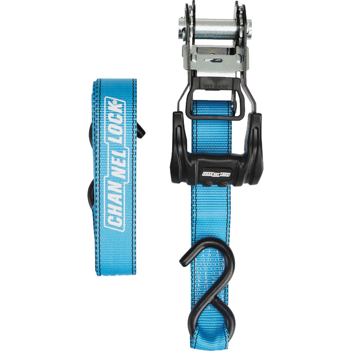 Channellock 1.25 In. x 12 Ft. Ratchet Tie Down With S Hooks (2-Pack) Image 3