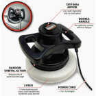 Performance Tool 10 In. 3000 rpm Random Orbital Buffer Image 4