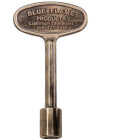 Blue Flame 3 In. Antique Brass Finish Universal Fit Log Lighter Gas Valve Key Image 1
