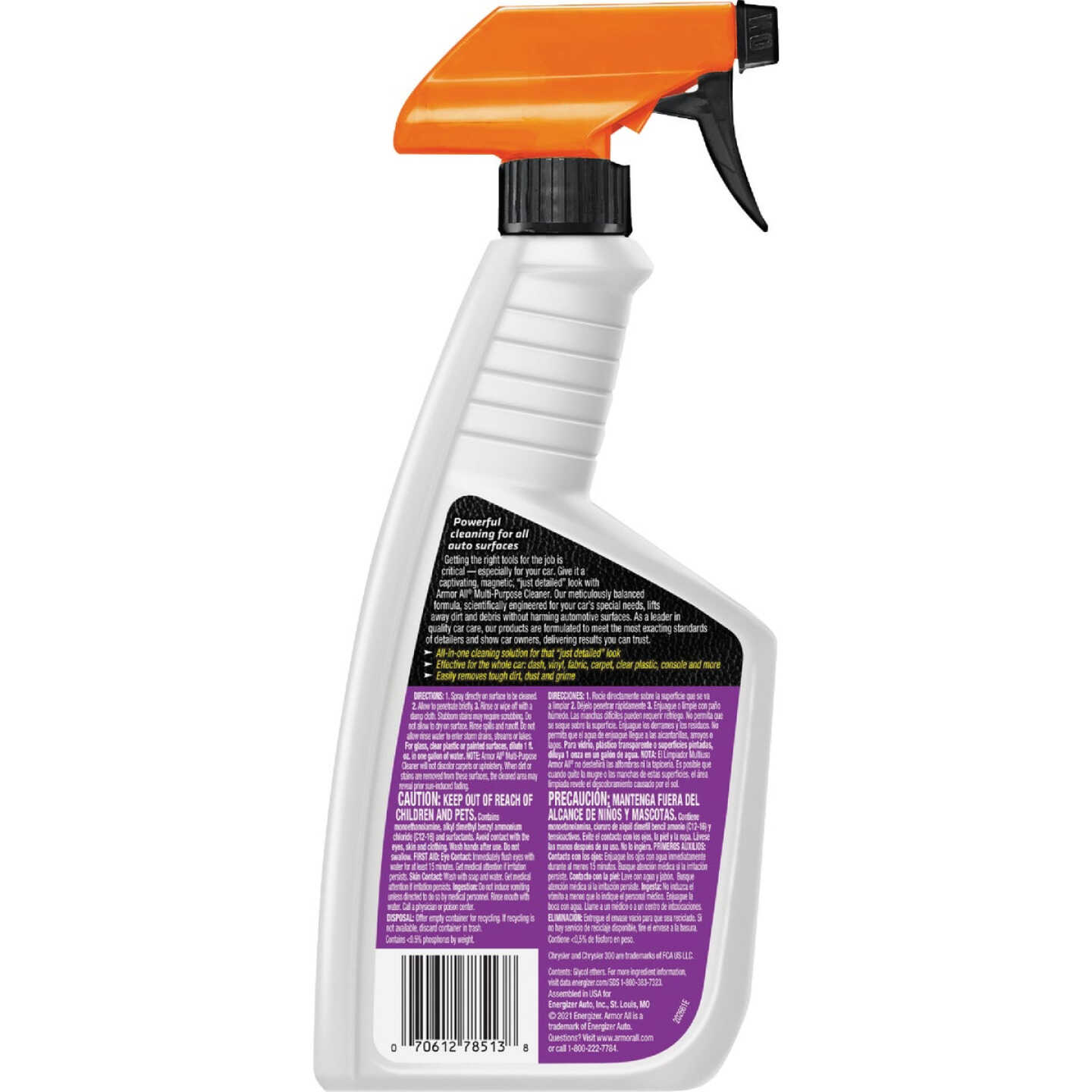 Armor All 16 Oz. Trigger Spray Multi Purpose Auto Interior Cleaner Image 9