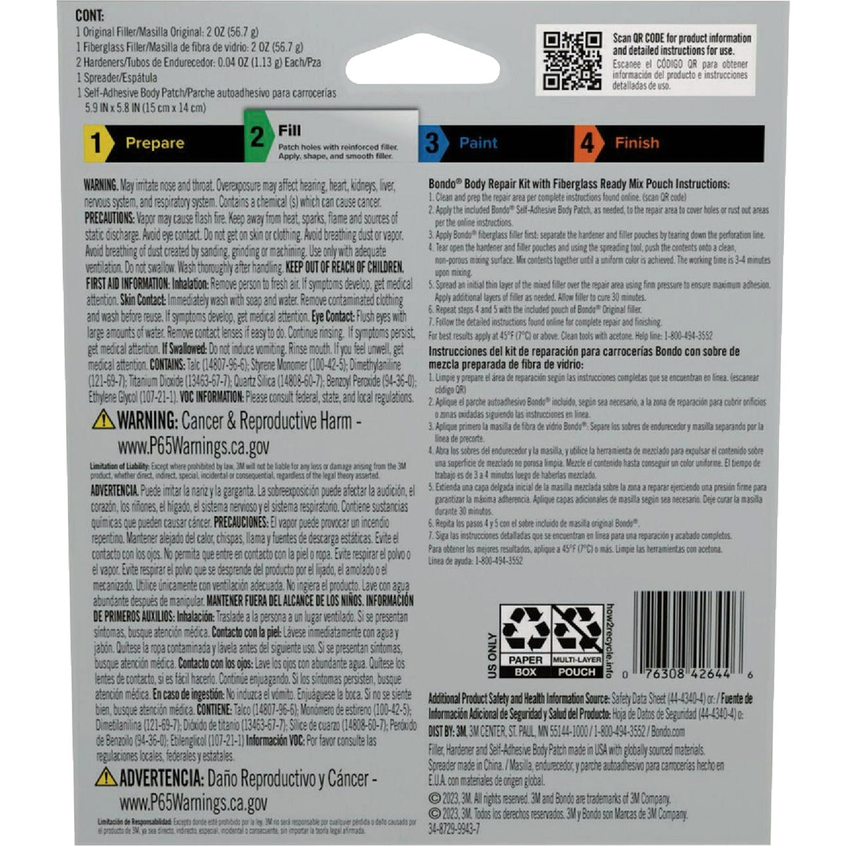 Bondo 2 Oz. Ready Mix Body Repair Kit Image 2