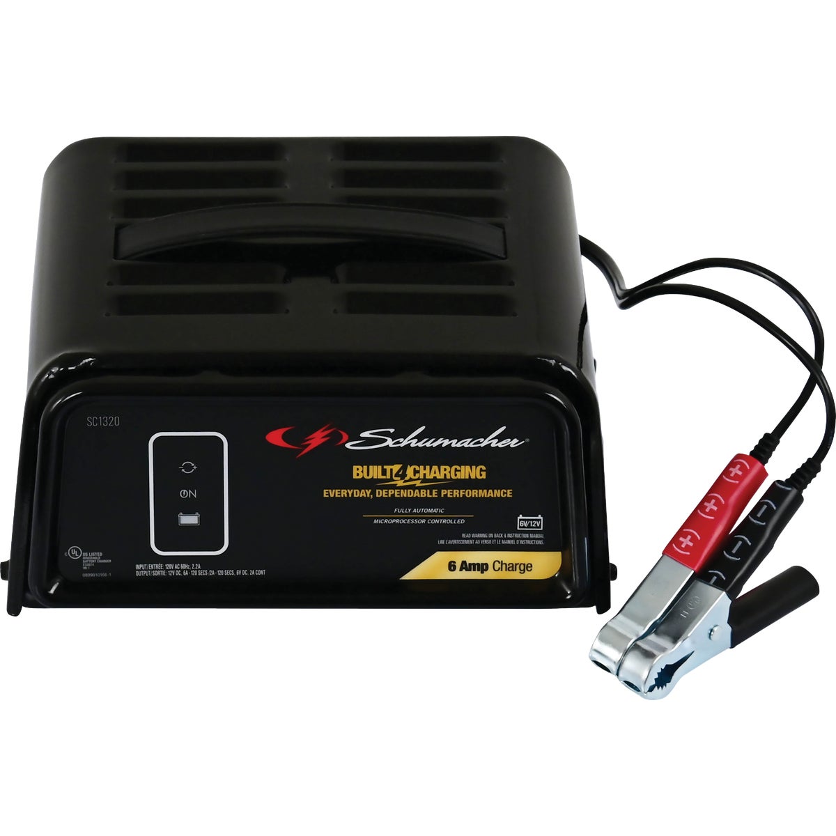 Schumacher Manual 6V/12V 6A Auto Battery Charger