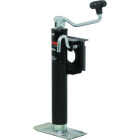 Curt 2000 Lb. Bracket-Mount Swivel Jack With Top Handle, 10 In. Travel Image 1