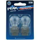 PEAK 3156 12.8V Mini Incandescent Automotive Bulb (2-Pack) Image 1