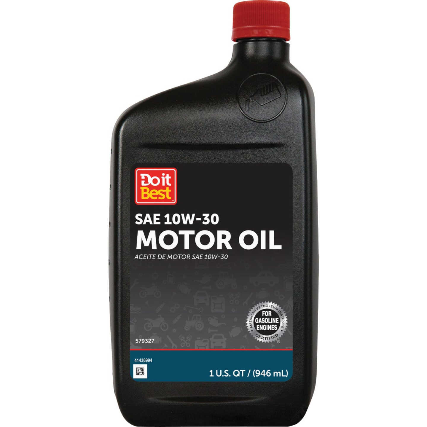 Do it Best 10W-30 Synthetic Blend Motor Oil, Quart Image 1