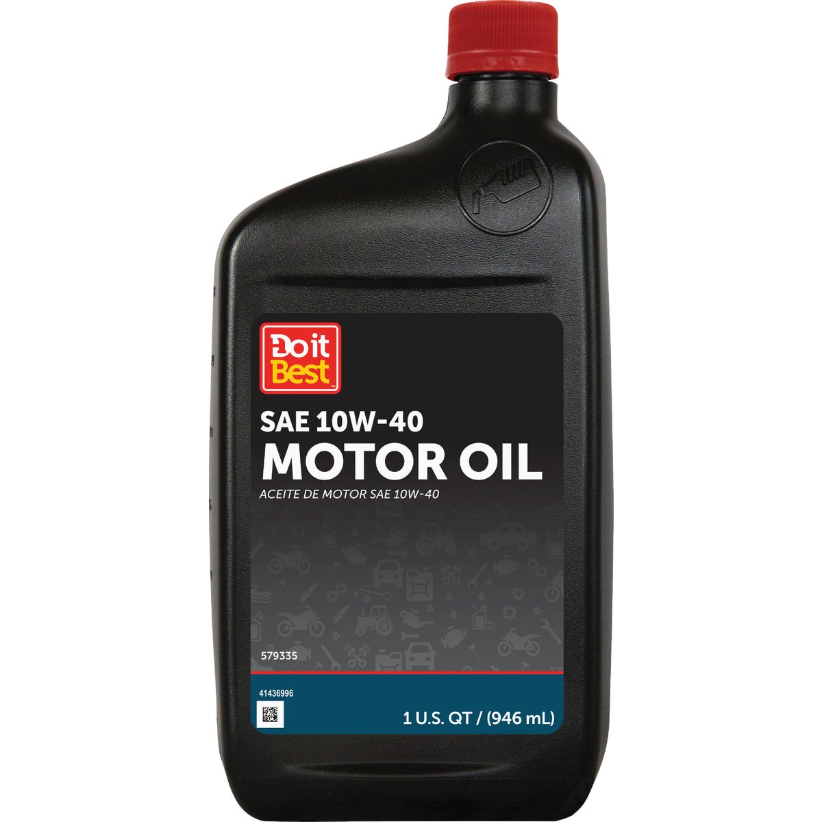 Do it Best 10W-40 Synthetic Blend Motor Oil, Quart