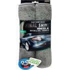 Viking Final Shine Monster Jr. 12 In. x 16 In. Gray Detailing Towel (2-Pack) Image 1