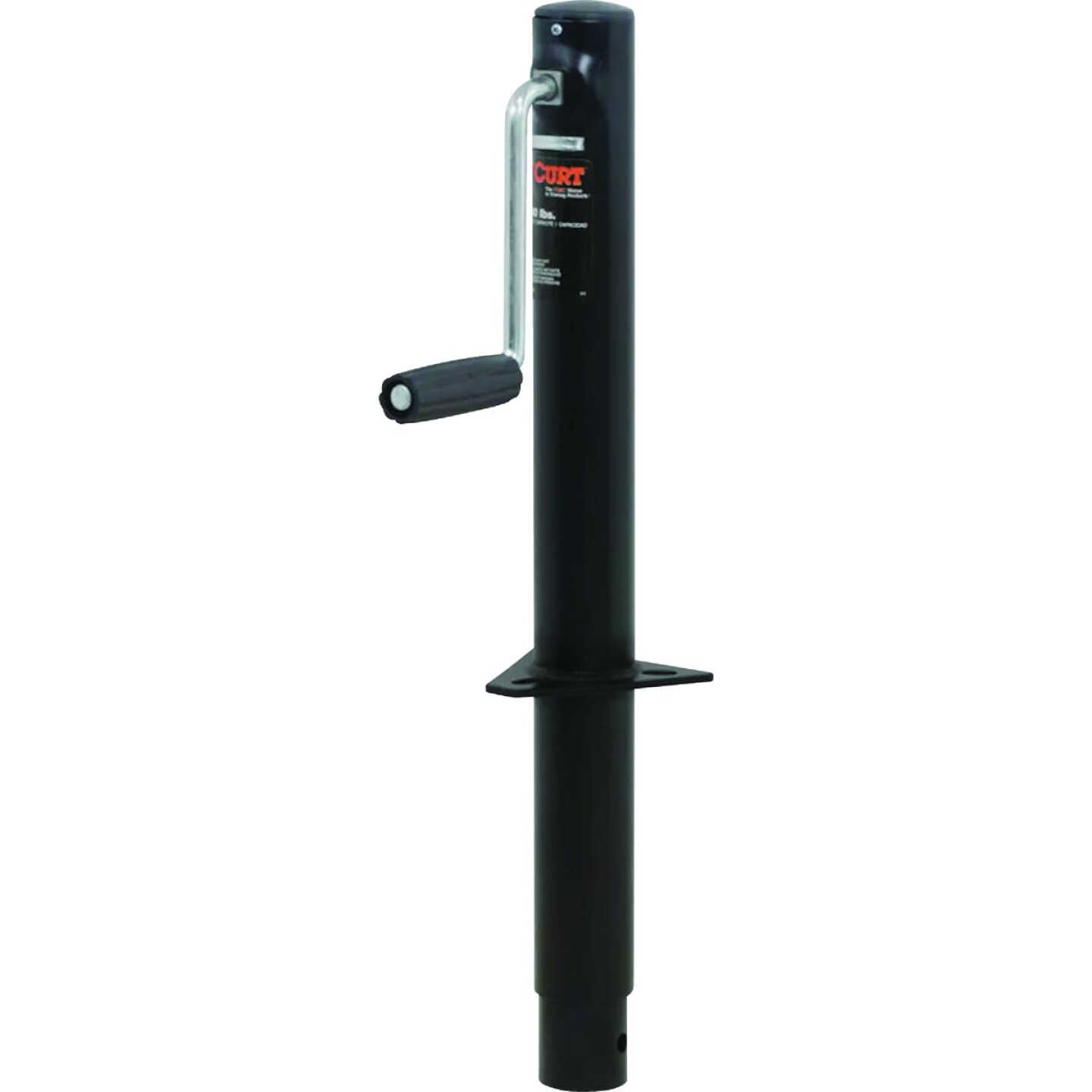 Curt 2000 Lb. A-Frame Jack With Side Handle, 14-1/2 In. Travel Image 1