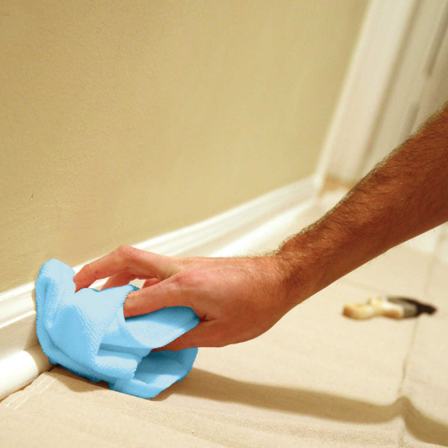 Trimaco SuperTuff 14 In. x 14 In. Blue Microfiber Wipers (8-Pack) Image 3