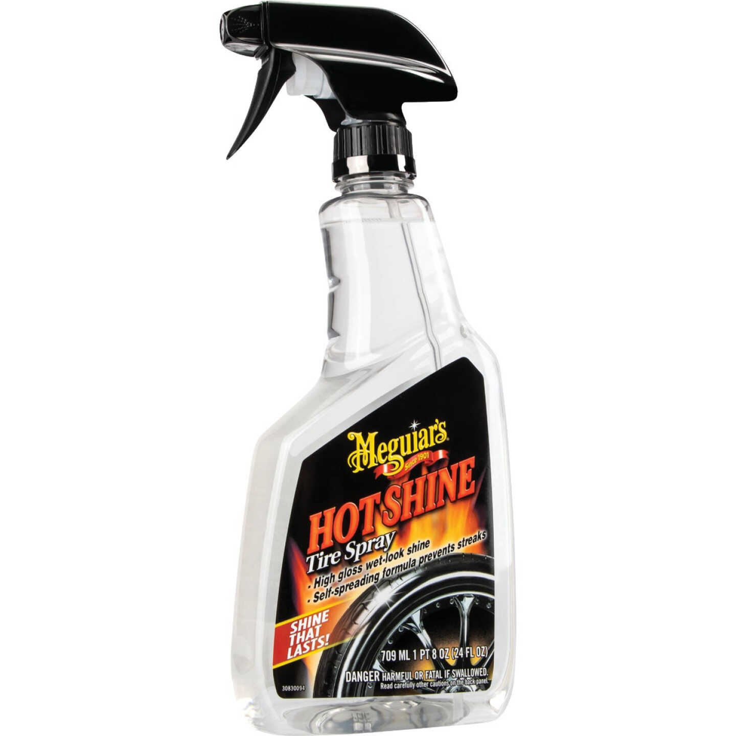 Meguiars Hot Shine High Gloss 24 Oz. Trigger Spray Tire Shine Image 1