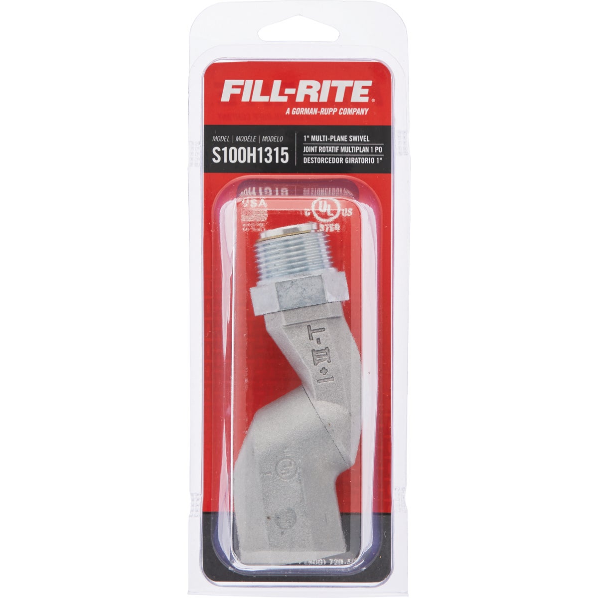 Fill-Rite 1 In. Multi-Plane Fuel Transfer Swivel Image 2