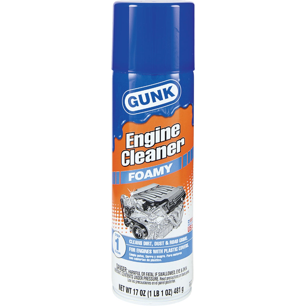  Gunk 17 Oz. Aerosol Foamy Engine Cleaner Degreaser