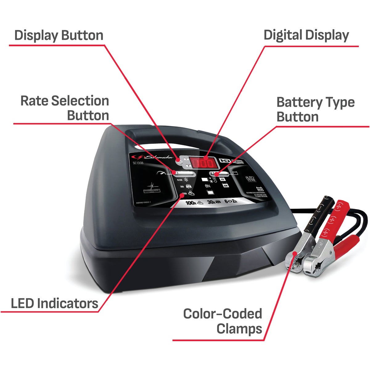  Schumacher 100A Automatic Battery Charger Image 2