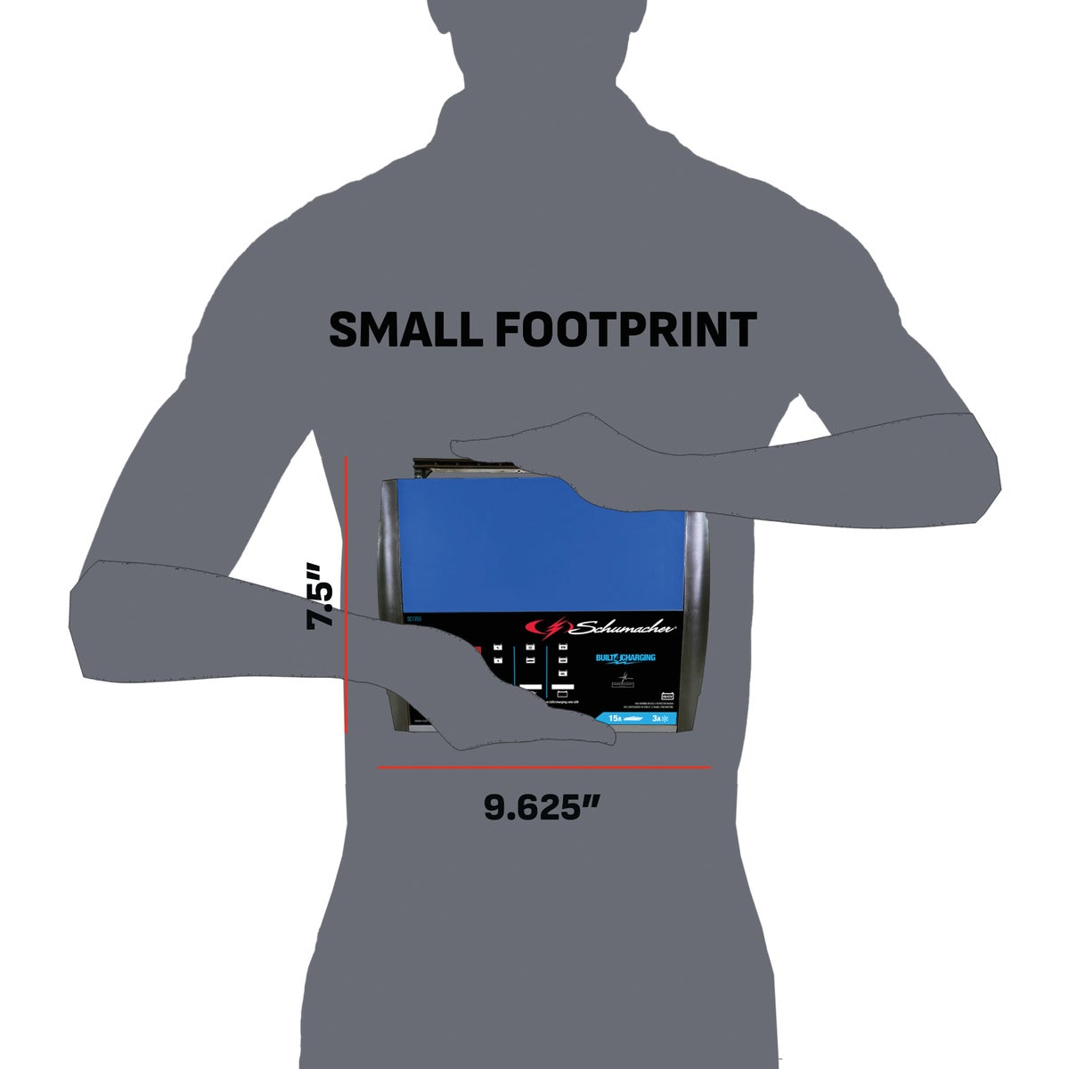  Schumacher Fully Automatic 6V and 12V 15A Auto Battery Charger Image 5