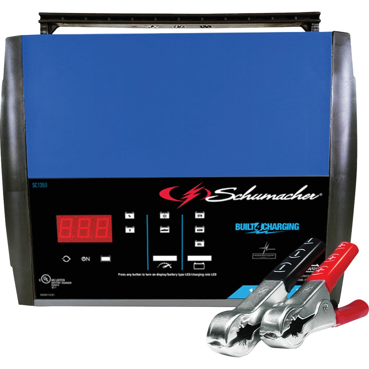  Schumacher Fully Automatic 6V and 12V 15A Auto Battery Charger