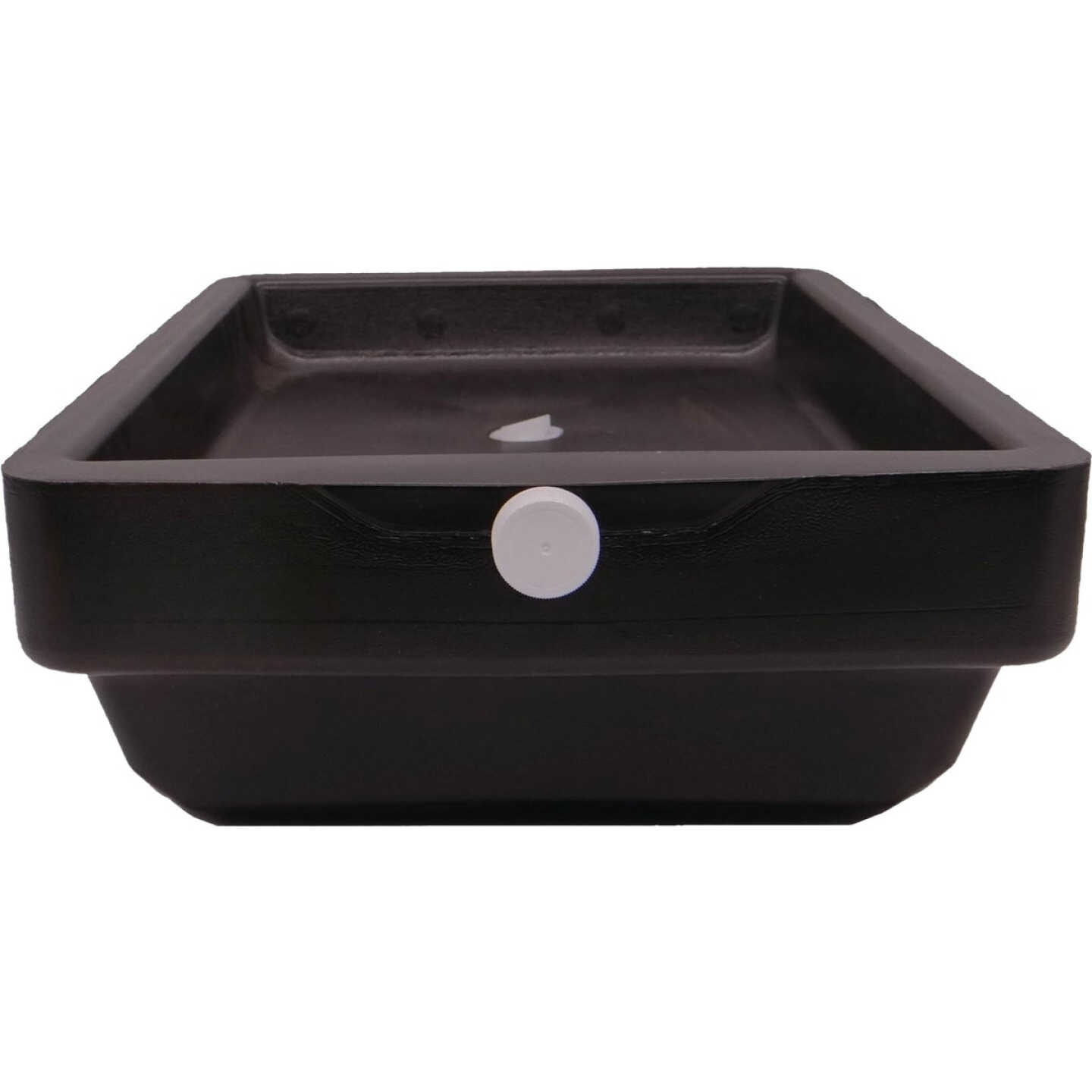 Midwest Can 9 Qt. Black Polyethylene Oil Drain Pan Image 3