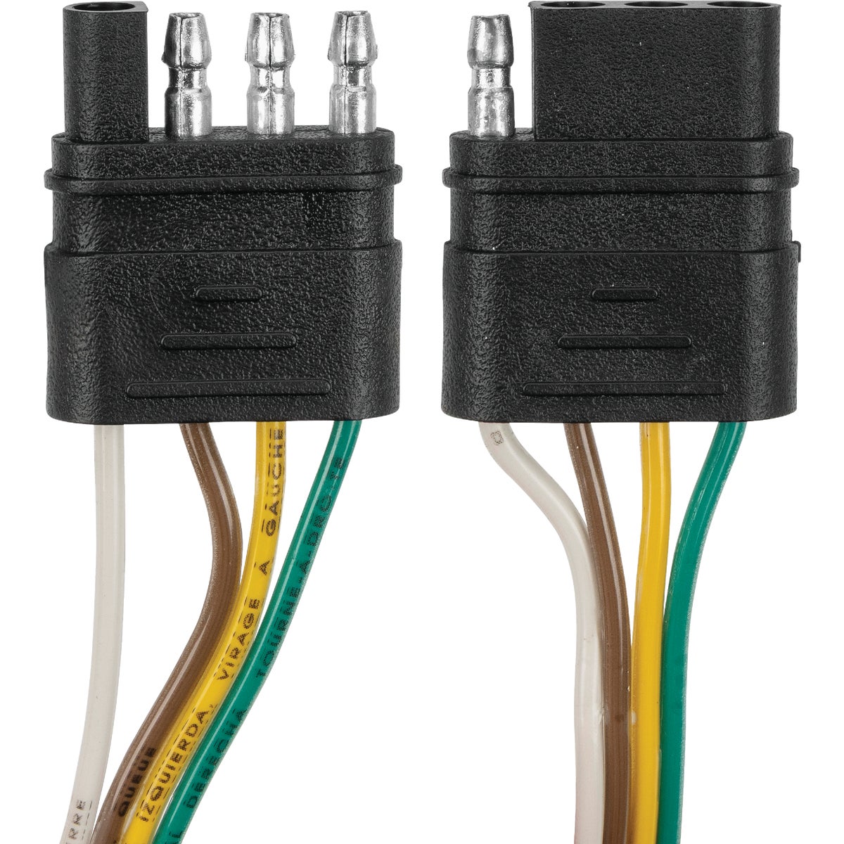 TowSmart 12 In. 4-Wire Flat to 4-Wire Flat Extension Connector Image 4