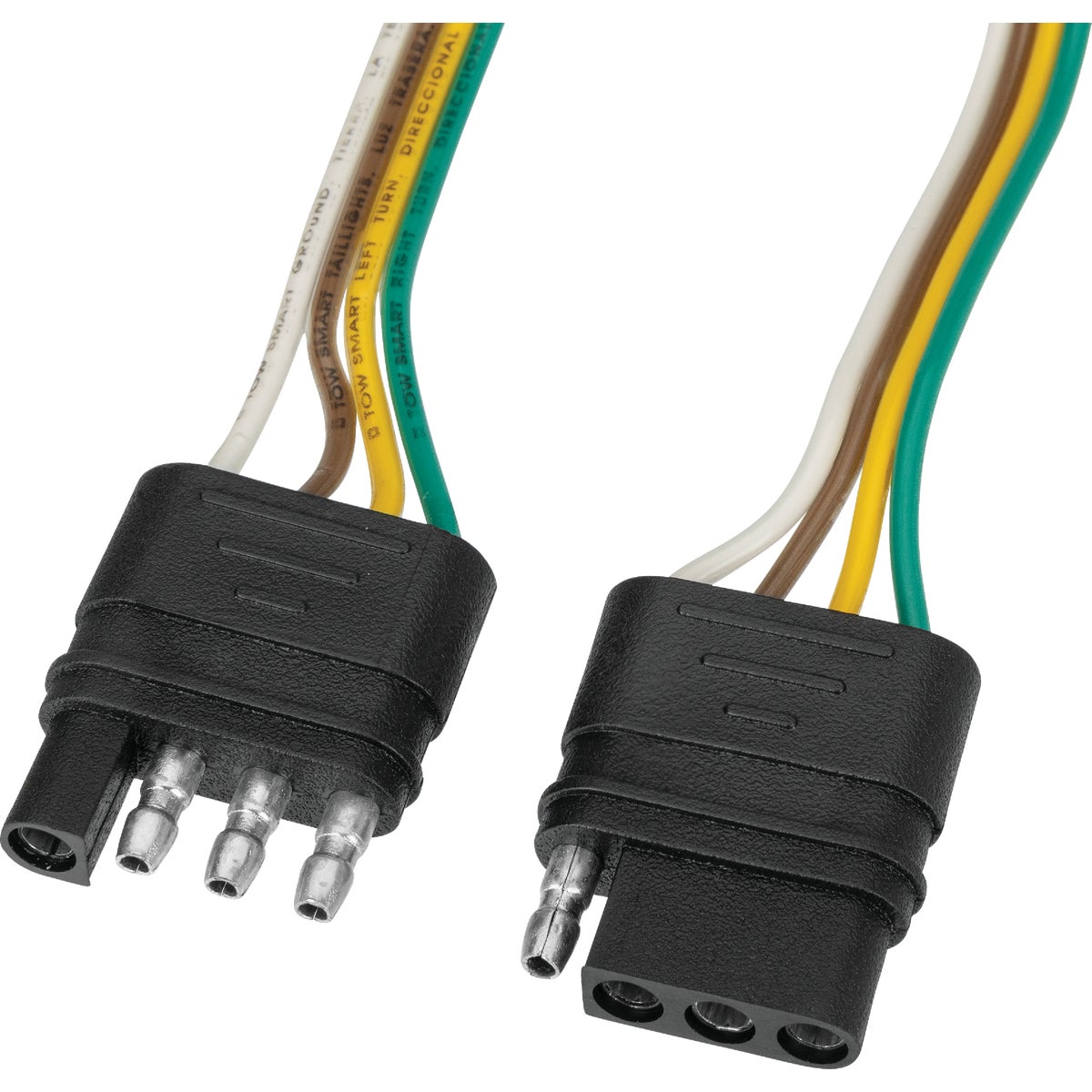 TowSmart 12 In. 4-Wire Flat to 4-Wire Flat Extension Connector Image 5